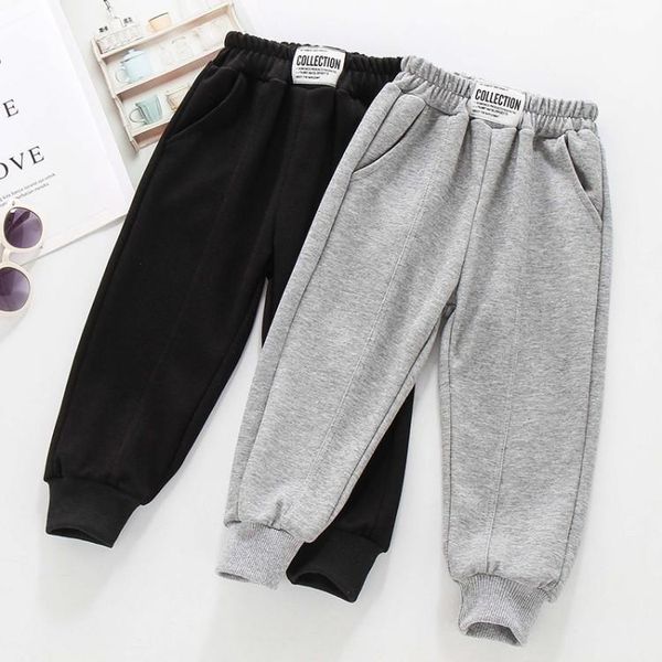 

trousers children's casual pants spring clothing baby loose straight-leg boys' labeling, Blue