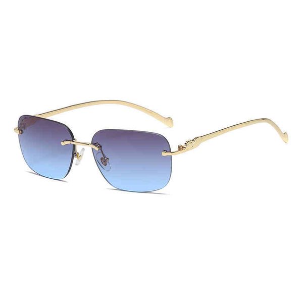 

2022 factory wholesale retro sunglasses women framelose net red european and american trend small frame trim, White;black