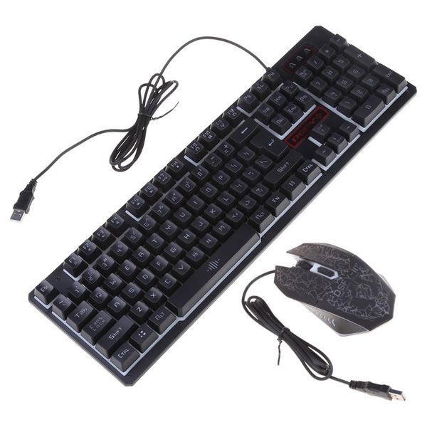 

mechanical keyboard wired backlit gaming for game lappc k3ke mouse combos