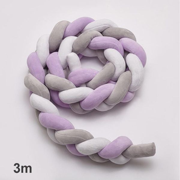 

plush knotted crib bumper newborn cradle decor cushion baby pillow bed nursing