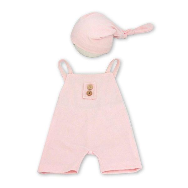 

clothing sets 2 pcs/set 0-2 months born pography props baby boys girls rompers hat set infants po suit accessories 69he, White
