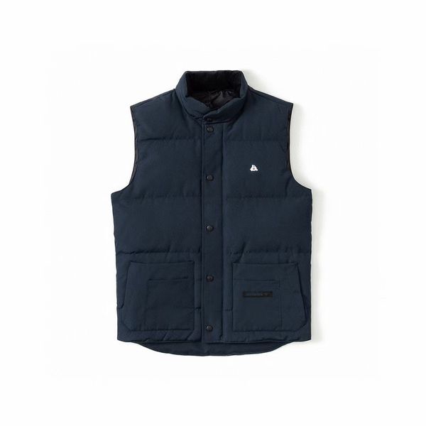 Piumino stile autunno inverno Piumino da uomo vero gilet etichetta nera Moda Uomo Donna gilet bodywarmer Tessuto impermeabile avanzato da donna f9f1 #