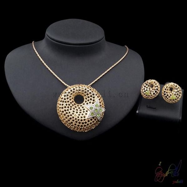 

earrings & necklace yulaili 2021 ladies costume two jewelry sets, Silver