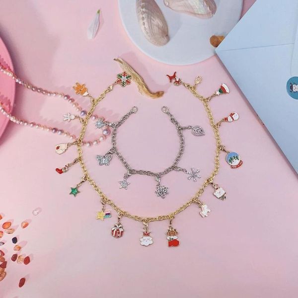 

earrings & necklace exquisite accessory cartoon pendant decoration bracelet for party, Silver