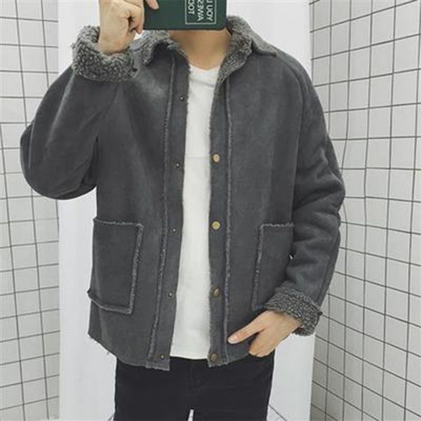 

2020 parka random effects color mode lambswool warm winter jas for men, Black