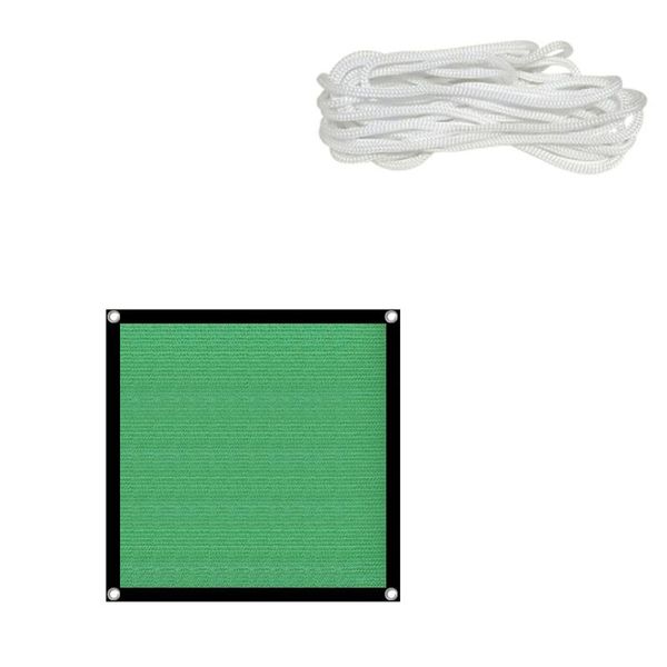 

shade heat insulation net swimming pool rain cover sunshade green pp upf40+ summer outdoor waterproof encryption pe awning