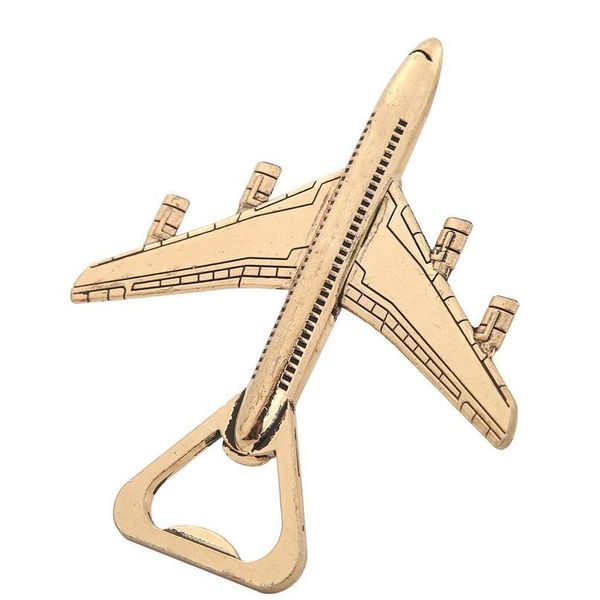 

airplane shaped beer bottle opener 100% brand-new excellent stainless steelgift box for party decor wedding kitc qylknp