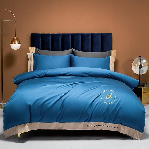 

bedding sets fashion twin full  king 100%cotton set duvet cover pillowcase flat sheet bedspreads home el bedclothes bedroom