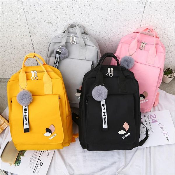 

backpack fashion women school bags for teenager girls student larger capacity travel rucksack female book