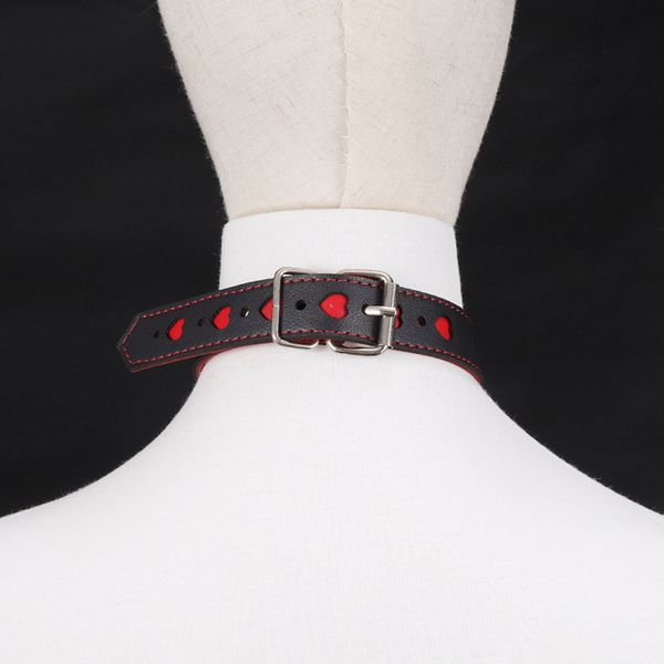 

sm collar sexyy belt loop steel chain slave slavery toy lover role playing fun posture communicator game