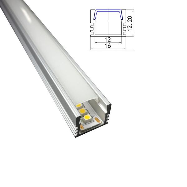 

1m/2m led channel u aluminum extrusion recessed led aluminum profile sdw022