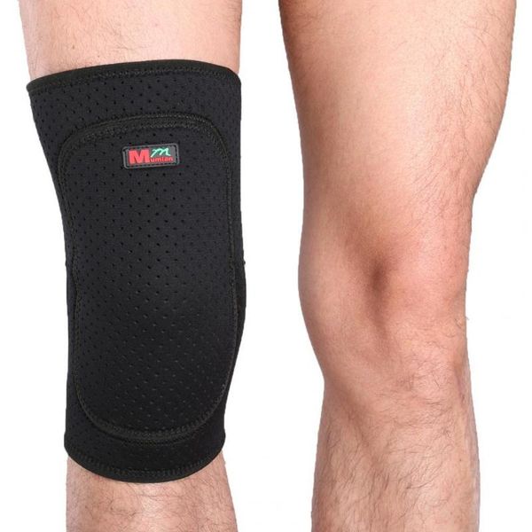 

elbow & knee pads seamless sewing technology universal sports sleeve protector thick support soft for workout, Black;gray