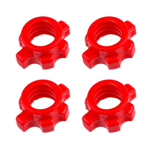 

accessories 4 pcs durable barbell fixing nuts household dumbbell bar screws
