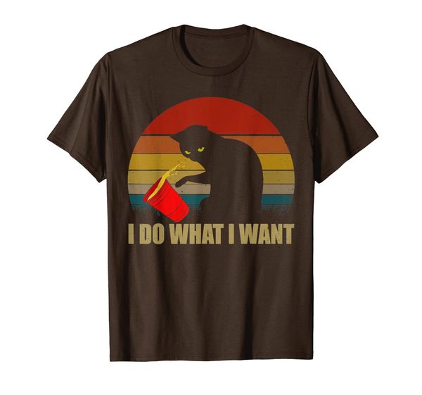 

cat i do what i want t-shirt, White;black