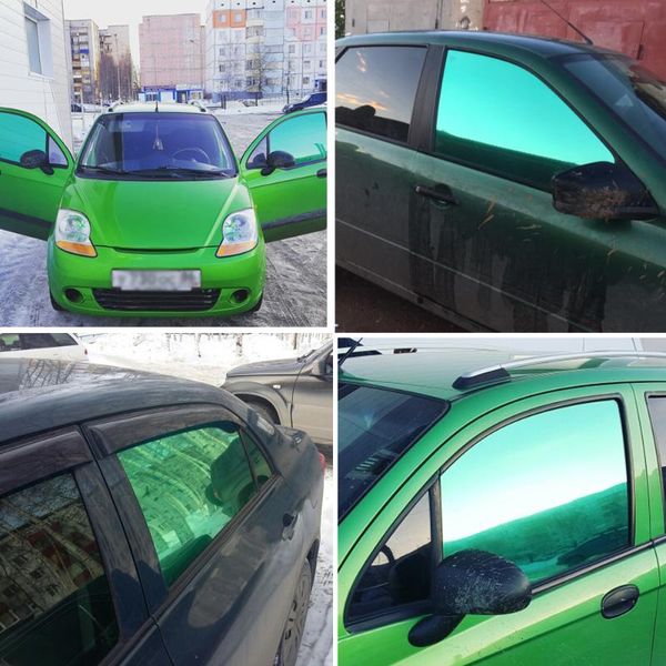 

car sunshade metallic green 22% vlt window tints film for side roll tinting house glass sun shade foils 90% uv heat block 0.5mx3m