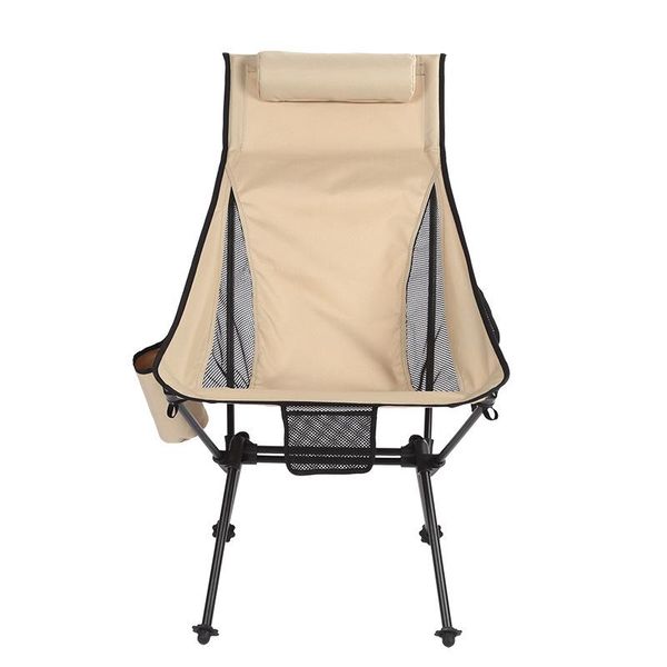 

outdoor camping chair aluminum alloy folding chair camping ultra light fishing portable beach outdoor