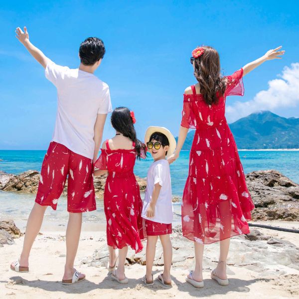 

of wine red women's beach skirt four family bohemian long drs summer 2021, Blue