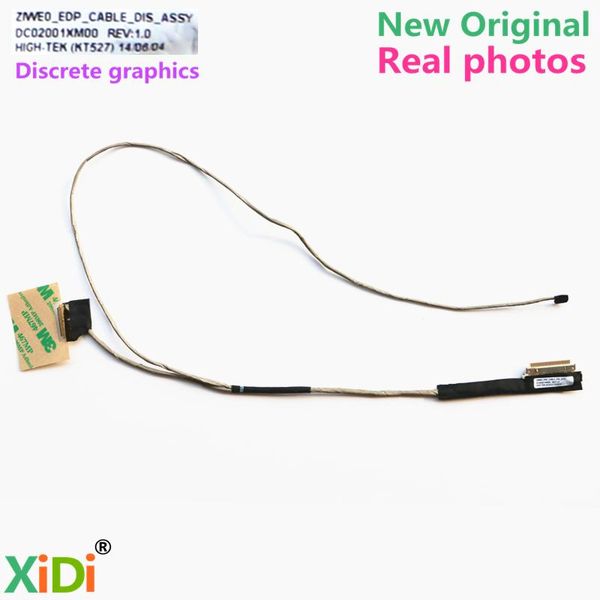 

computer cables & connectors dc02001xm00 lcd cable for lenovo e40 e40-30 e40-70 e40-80 e41-80 lvds