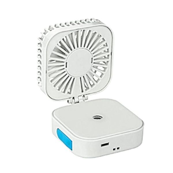 

mini usb deskfan humidifier 180Â° rotation adjustable cooling fan for office a0nc