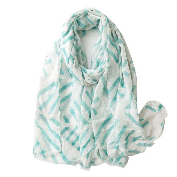 

scarves stripe women fashion viscose shawl scarf lady wrap pashmina stole bufanda muslim hijab bandana ladies 2021, Blue;gray