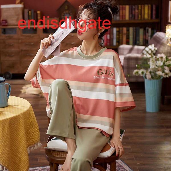 

spring trousers women's sleeve combed in cotton short and summer, Black;white