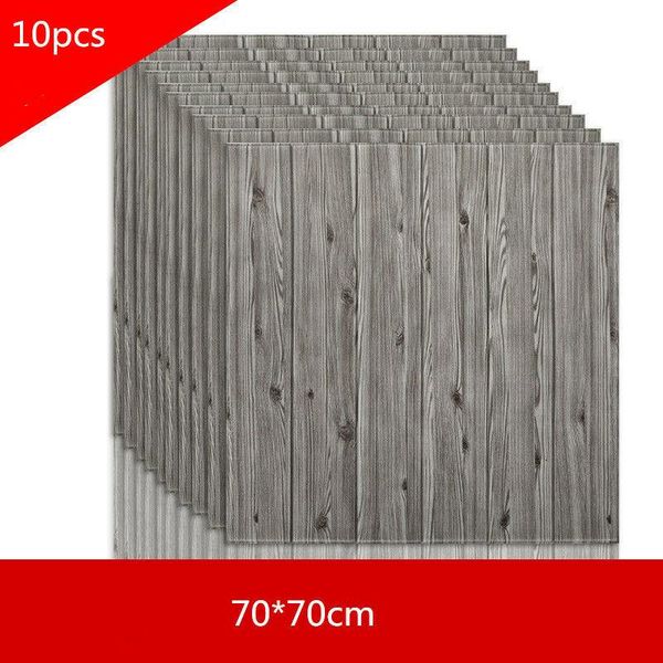

wall stickers self adhesive 3d wallpaper background home decor wood grain living room kindergarten board foam sticker