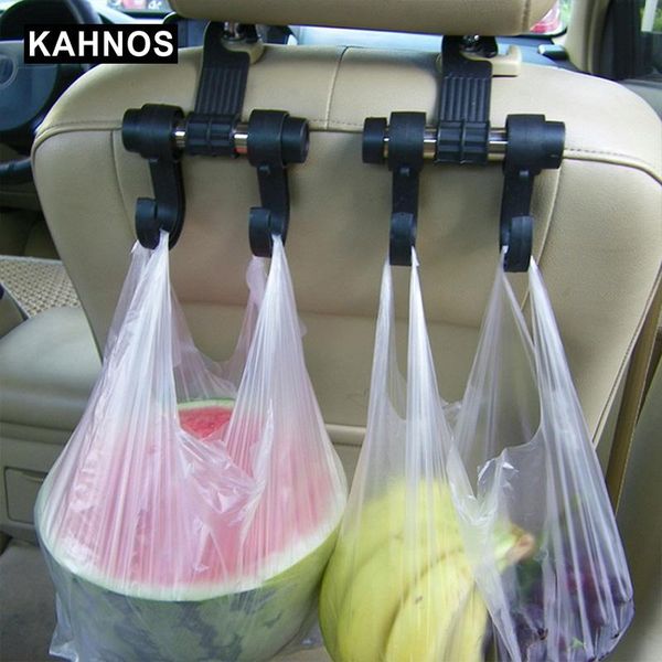

car organizer 1pc weight bearing dual hook double seat back hanger storage for handbag purse grocery