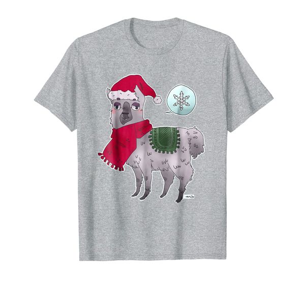 

no drama holiday llama tee, White;black