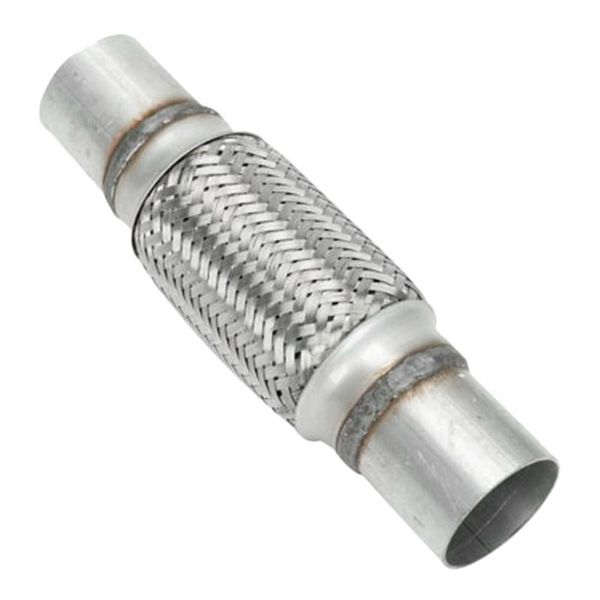 

manifold & parts exhaust flex pipe stainless steel double braid 2 inch with ends 10 long