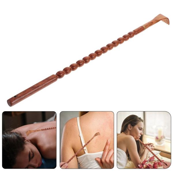 

full body massager 1pc practical back scratcher wood relaxation with long handle
