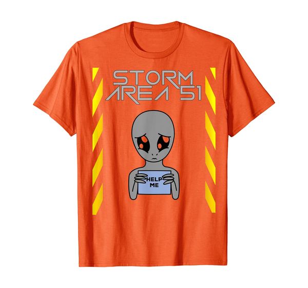 

storm squad area 51 cute sweet funny alien help me adorable t-shirt, White;black
