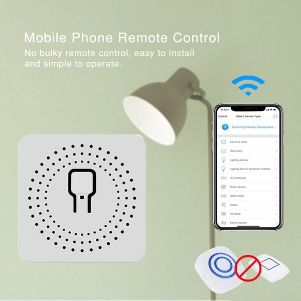 

smart home control 16a wifi light switch module breaker timer 110-220v diy timing voice app wireless remote life