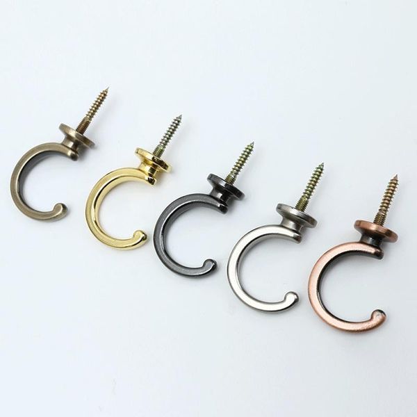 

other home decor 1pair coat hooks metal curtain clothes hat hanger screwing organizer storage room accessories supplies