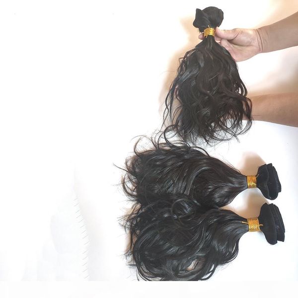

brazilian human hair extensions natural color natural wave short bob hair manufacturer'sale price 8-18inch 3 bundle in sto, Black