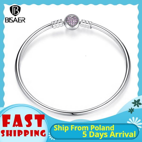 

authentic 100% 925 sterling silver basic snake chain bracelet & bangles fashion jewelry weus902