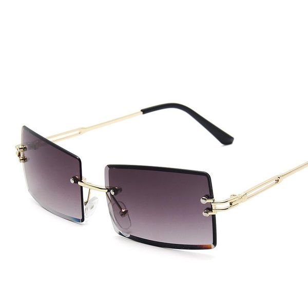 

sunglasses cut-edge ladies square gradient color women eyeglasses trend street shooting glasses, White;black