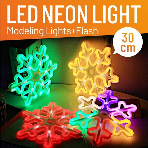 

strips 30cm led meteor shower stars snowflakes holiday light outdoor decoration lights for wall art lamp garden christmas