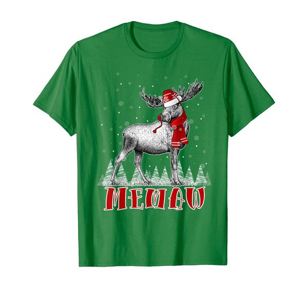 

Memaw Moose Wear Santa Hat Matching Family T-shirt, Mainly pictures
