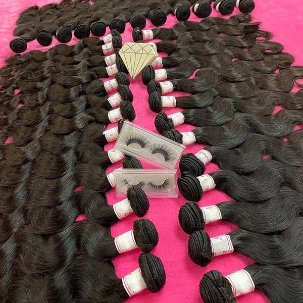 

human hair bulks kissu bulk wholesale bundles body wave 3 4 deals brazilian weave non-remy weft extension, Black