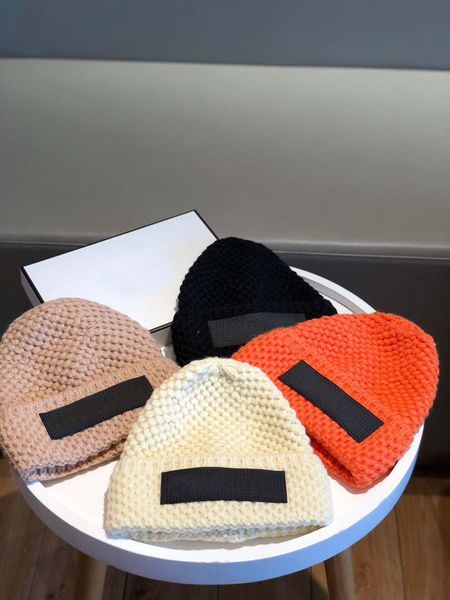 Beanie Moda Örme Şapka Çizgili Örgü Severler Cap Sokak Adam Kadın Kafatası Kapaklar