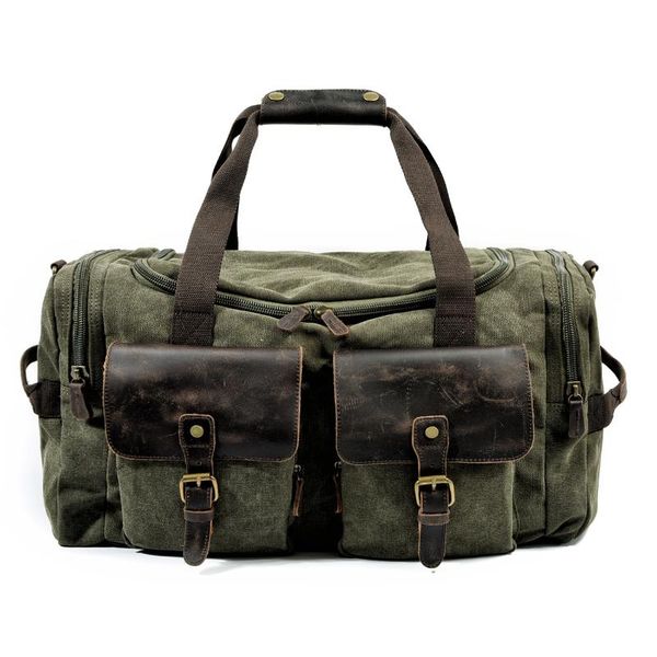 

duffel bags retro travel bag european male business large capacity sports fitness shoulder messenger