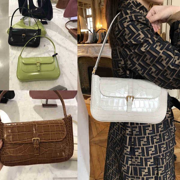 

designer luxury bag design byfar armpit club miranda crocodile one shoulder hand69vb women's leather handbag