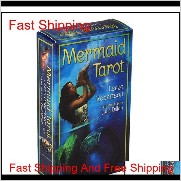 

mermaid tarot deck 78 cards divination card game with guide hupr9 wayfw ffyzp
