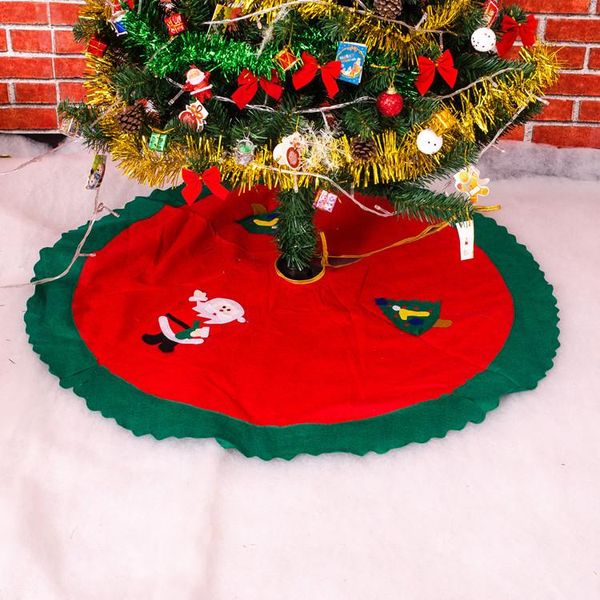 

curtain & drapes christmas tree decoration custom scene non-woven skirt bottom