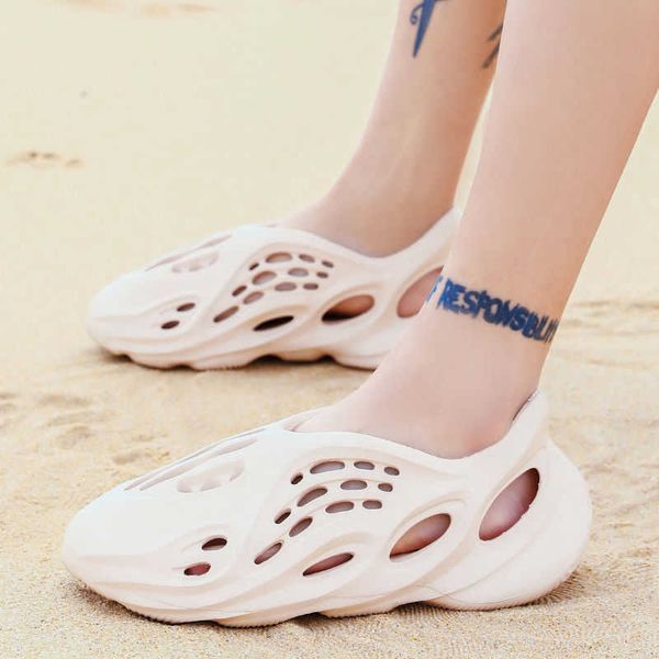 

coconut hole shoes men's sandals summer 2021 new beach shoes sports sandals men's shoes ysj, Black