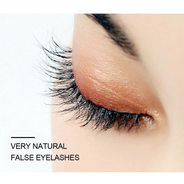 

false eyelashes 5pairs simulation 3d mink natural long thick handmade lasting makeup colorful beauty extension tools