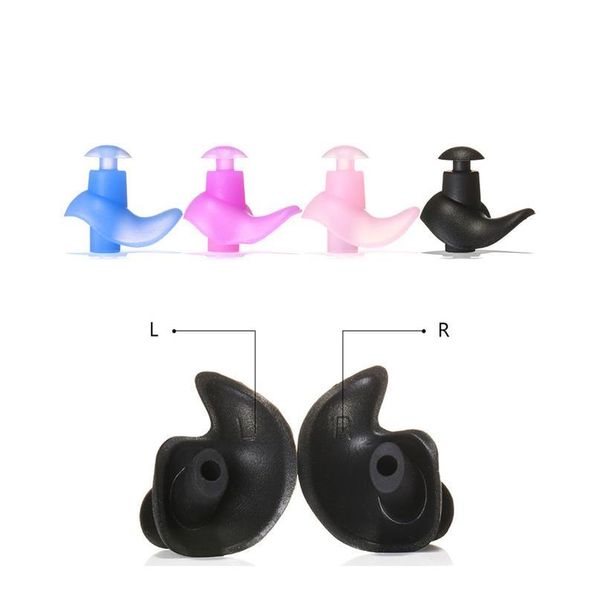 

1 pair soft ear plugs environmental sile dust-proof earplugs diving water sports swimming anti-noise noise r jllgnu