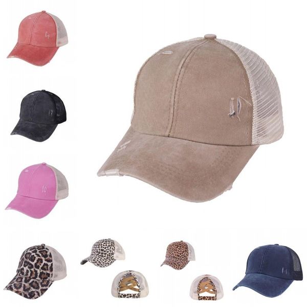 

water scrubbing ponytail snapback caps fashion weave peaked cap more design sunscreen net hat for men and women all season fashionable 11yla, Blue;gray