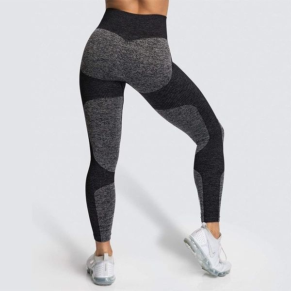 

yoga outfit seamless knitted hip buttocks moisture wicking pants sports fitness female leggings