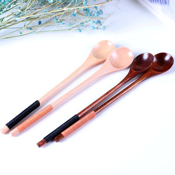 

long handle wooden spoon honey mixing spoon stirrer coffee tea stirring spoon wood
